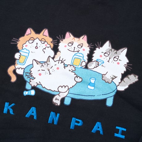 猫酒場スウェット(BLACK)