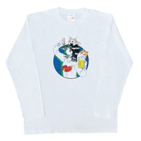 いつでも寿司と酒の側にいたいT(WHITE)