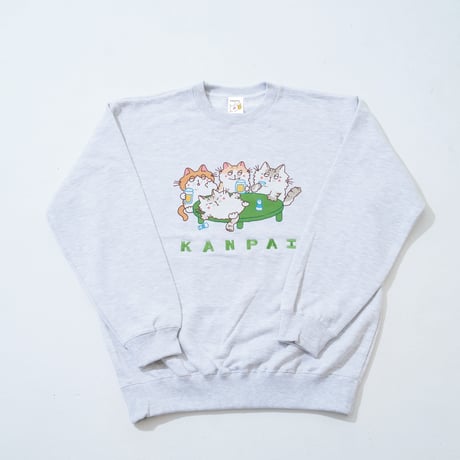 猫酒場スウェット(ASH)
