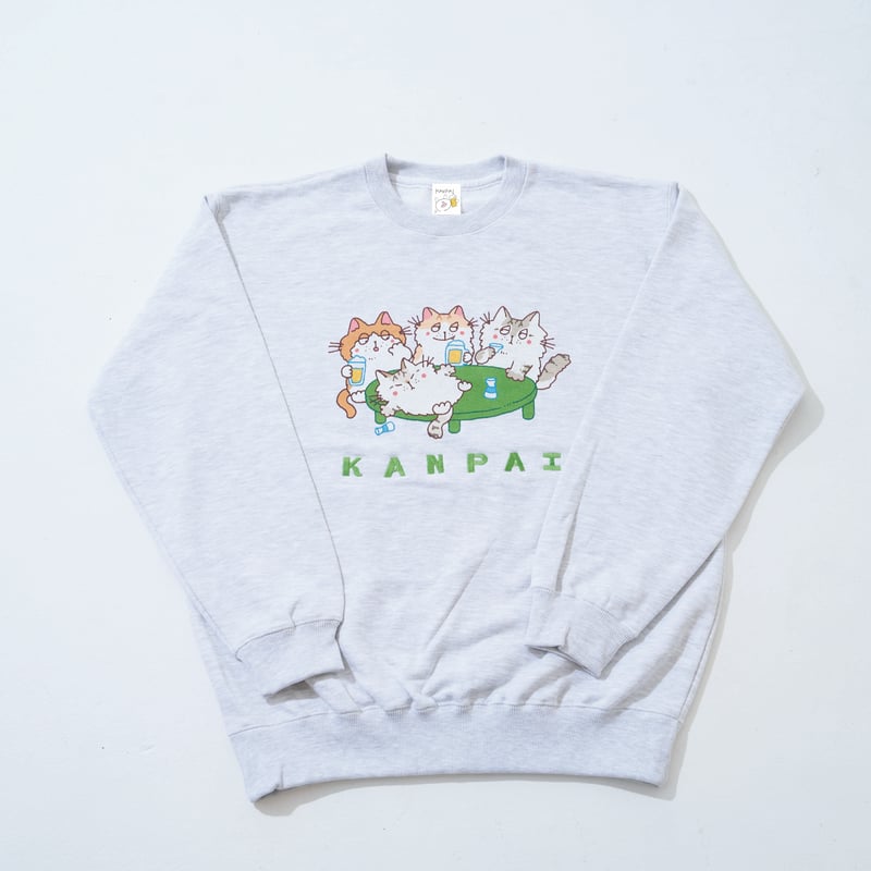 猫酒場スウェット(ASH) | 酒村商店 猫酒場スウェット(ASH) | 酒村商店
