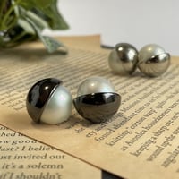 ハーフ&ハーフ♡シンプルピアス/イヤリング♡