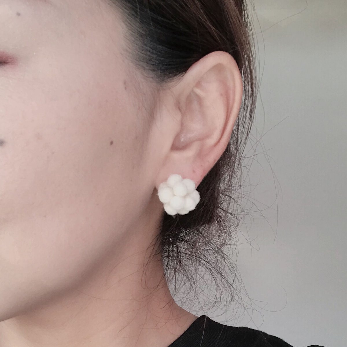 小粒ピアス 小粒イヤリング 和菓子のようなアクセサリー/okoshi-maru