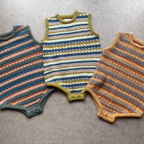 ロンパース・カバーオール &pal crochet rompers blue &pal crochet rompers blue