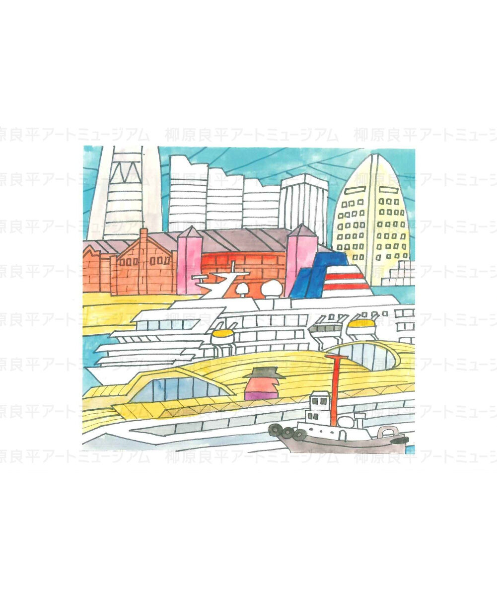 柳原良平　色紙　サイン入り　+ ポストカード Yahoo!オークション - やなせたかし 工藤恒美 柳原良平 直筆サイン色紙