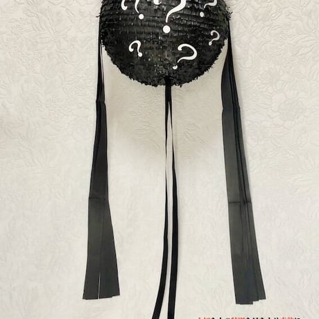 Gender Reveal Pinata（black）性別お披露目ピニャータ（黒）コンフェティ 付き