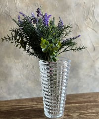 ガラス花器　スクエアカット