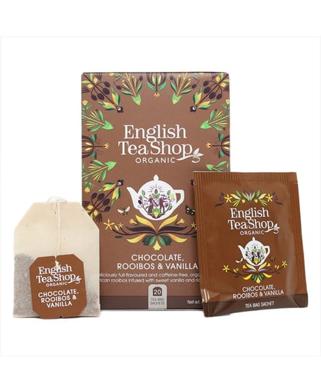 🎁イングリッシュティーショップ ルイボスココア&バニラ (🌿ノンカフェイン)20袋