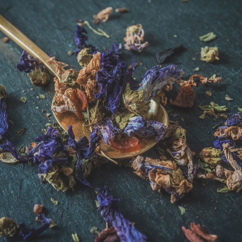 ハーブティーセット / サウナブレンド（藍・小豆） | no-mu art and meals