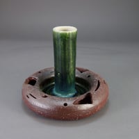 辰砂釉 飾皿 在銘 底款 1尺3寸 大皿 直径41㎝ 床の間飾 fit=scale-down,w=1200