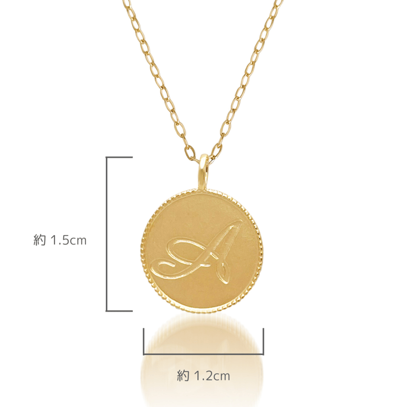 K10 イニシャル ネックレス | nocon bijoux
