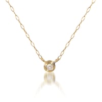 K10 ダイヤモンド ネックレス 0.03ct