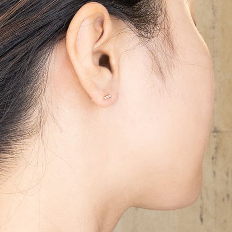 K10 ダイヤモンド ピアス