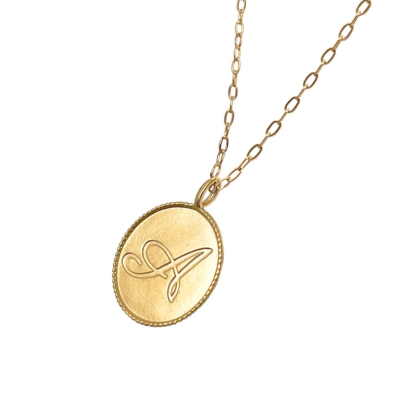 K10 イニシャル ネックレス | nocon bijoux