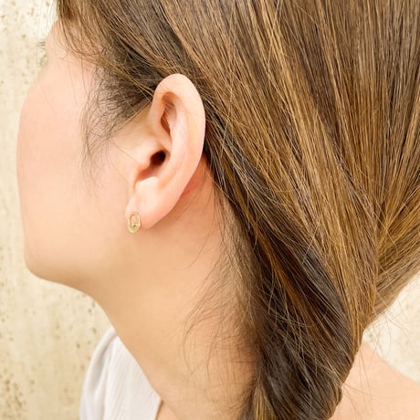 K10 ダイヤモンド ピアス