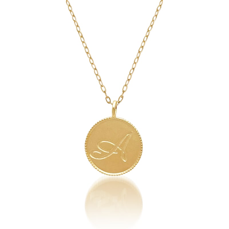 K10 イニシャル ネックレス | nocon bijoux