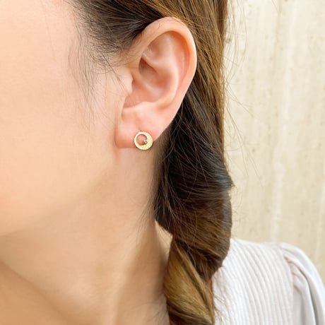 K10 ダイヤモンド ピアス