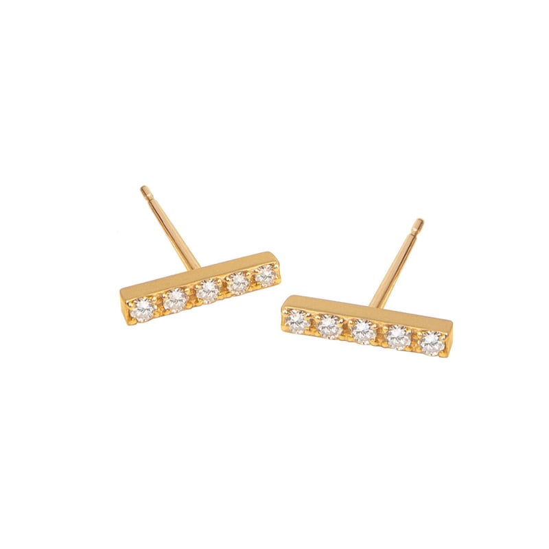ゆきにゃん‼️新品 未使用♡K10YG♡ダイヤモンドクロスピアス♡ ゆきにゃん様専用‼️新品 未使用♡K10YG♡ダイヤモンドクロス
