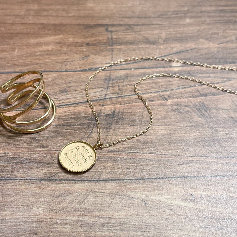 K10 メッセージ ネックレス | nocon bijoux