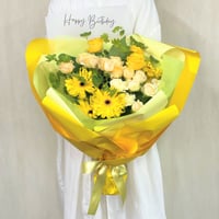 <Yellow>  メッセージブーケ　Lサイズ
