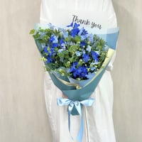 <Blue>  メッセージブーケ　Mサイズ