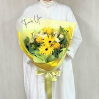 <Yellow>  メッセージブーケ　Mサイズ