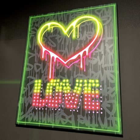 LOVE HEART(特大キャンバス80.3cmX65.2cm)