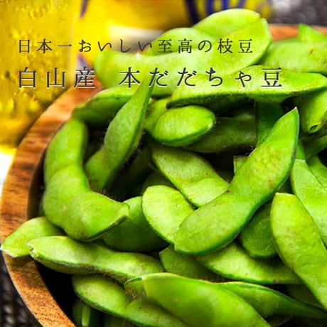 2025年販売中【山形の名産品】【8月中旬より順次発送予定】白山産本だだちゃ豆（1㎏）≪送料無料≫