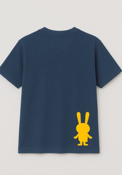 うさぎです。 Tシャツ(うさぎシルエット) | Go!Go!こくみんストア