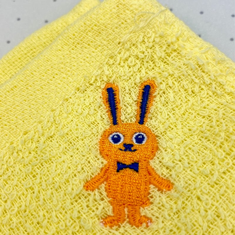 ハンドタオル（うさぎ刺繍） | Go!Go!こくみんストア