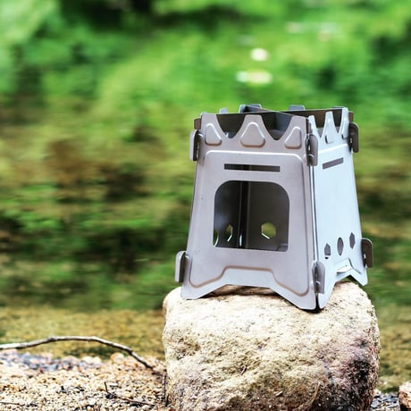 チタン 組立式コンパクト焚火台 No.189