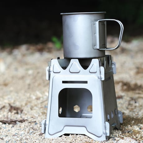 チタン 組立式コンパクト焚火台 No.189