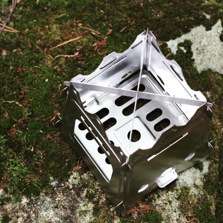 ステンレス 組立式コンパクト焚火台 No.172