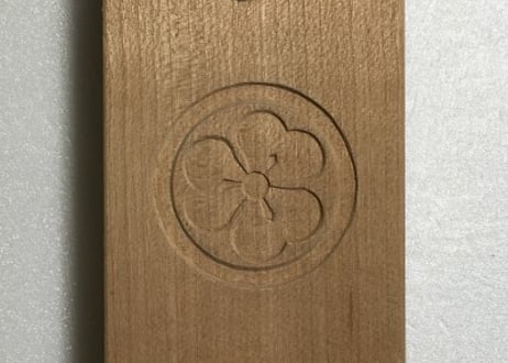 丸に片喰（アン入りSSサイズ）
