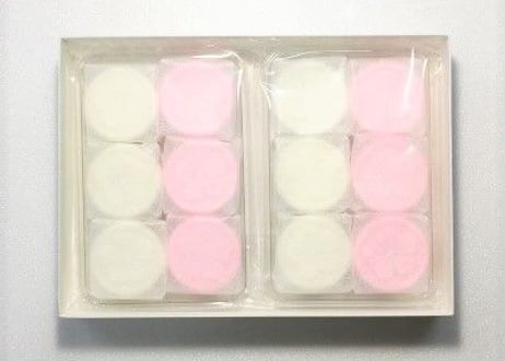 アン入り落雁12個入り（寒梅粉）