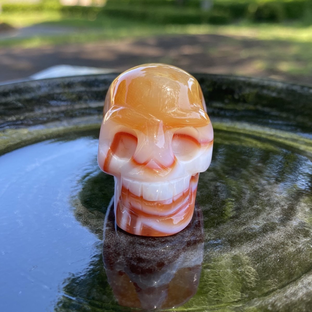 クリスタルスカル サードオニキス 水晶スカル クリスタルスカル サードオニキス | エベン｜天然石