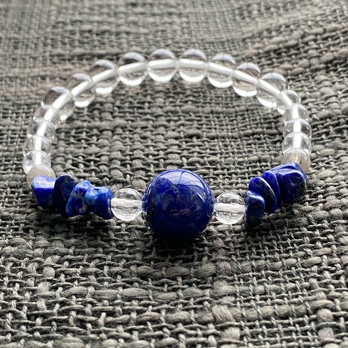 ⭐️天界パワー炸裂⭐️ ★縞模様★天然★ ラピスラズリ　アフガニスタン　ブレスレット 天秤座守護石ブレスレット｜星座ブレス｜ラピスラズリ｜ラブラドライト