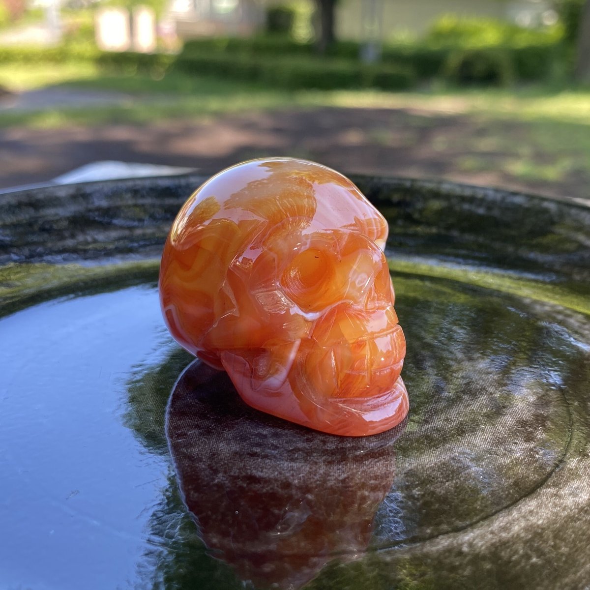 クリスタルスカル サードオニキス 水晶スカル クリスタルスカル サードオニキス | エベン｜天然石