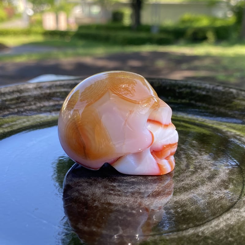 クリスタルスカル サードオニキス 水晶スカル クリスタルスカル サードオニキス | エベン｜天然石