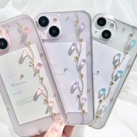 Tulip rose スマホケース