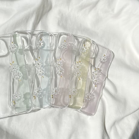 flower belt  Pastel スマホケース