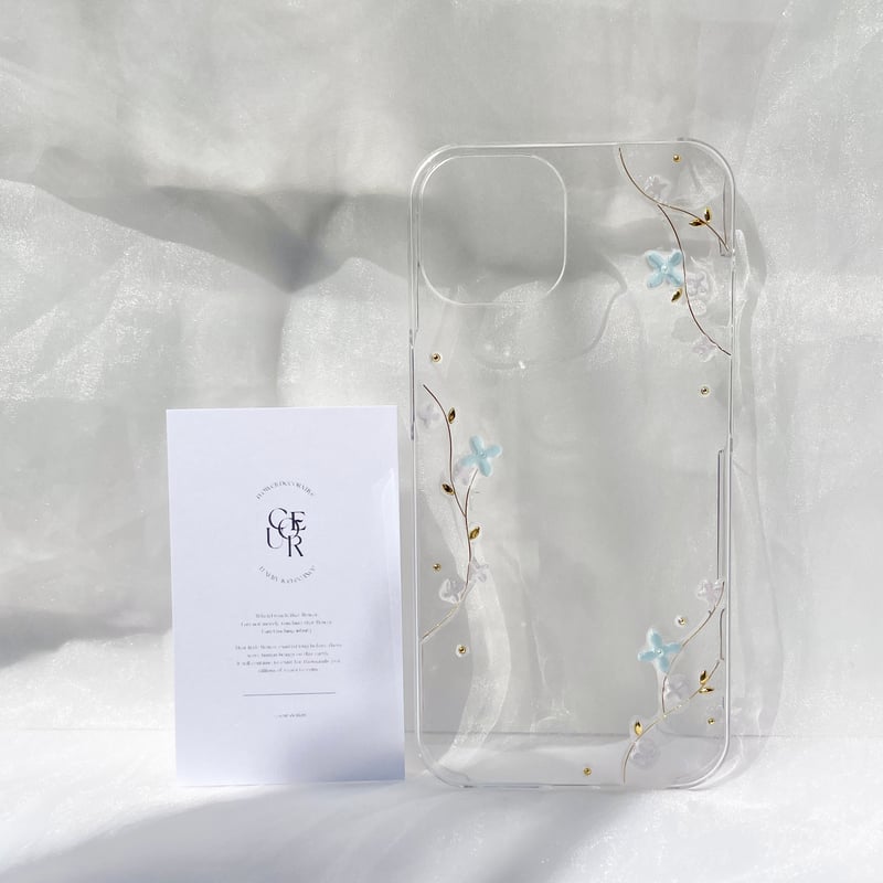 Lilac bloom スマホケース キンモクセイ/紫陽花 | Coeur