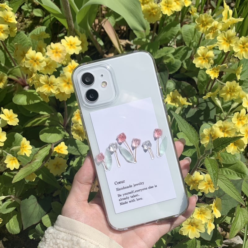 ドライフラワー❁⃘印鑑ケース チューリップ❤︎あか ドライフラワー❁⃘印鑑ケース チューリップ❤︎