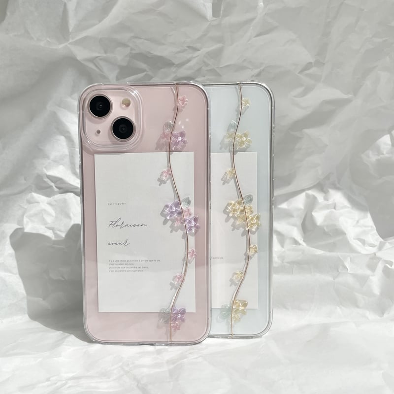 Lilac スマホケース キンモクセイ/紫陽花 | Coeur