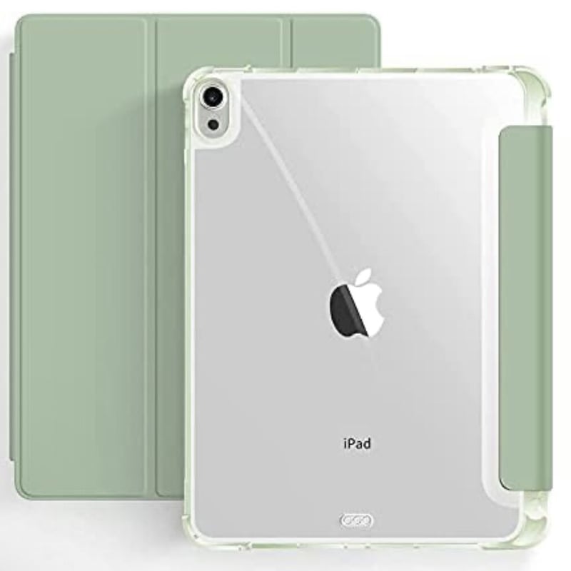 ◆ iPad mini ホワイト グレーのカバー 純正スマートカバーを外れにくくするメッシュ柄iPad miniケース