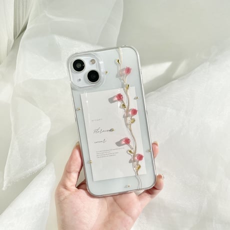 Tulip rose スマホケース