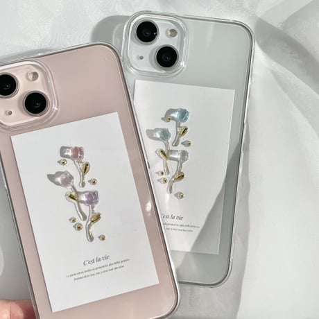drop Tulip スマホケース
