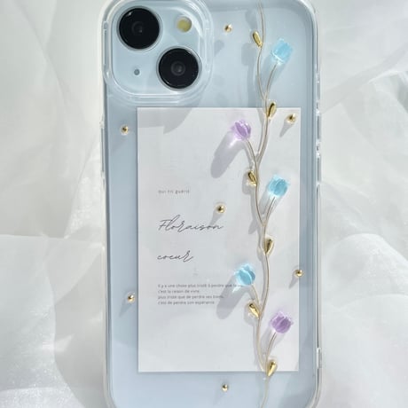 Tulip rose スマホケース
