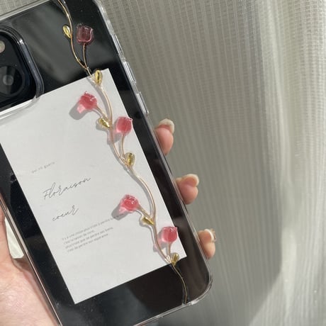 Tulip rose スマホケース