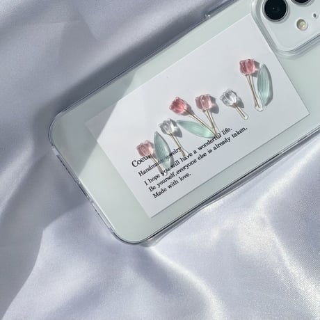 チューリップ wide スマホケース
