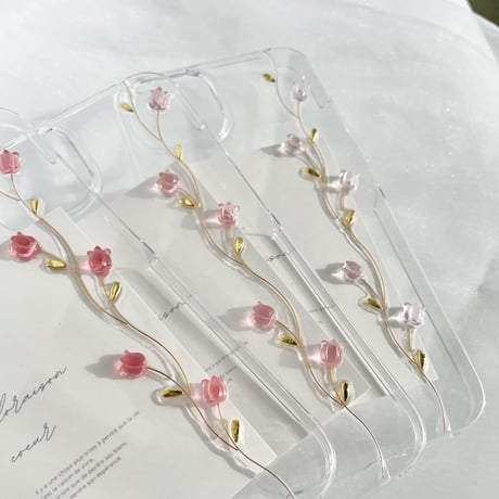 Tulip rose スマホケース
